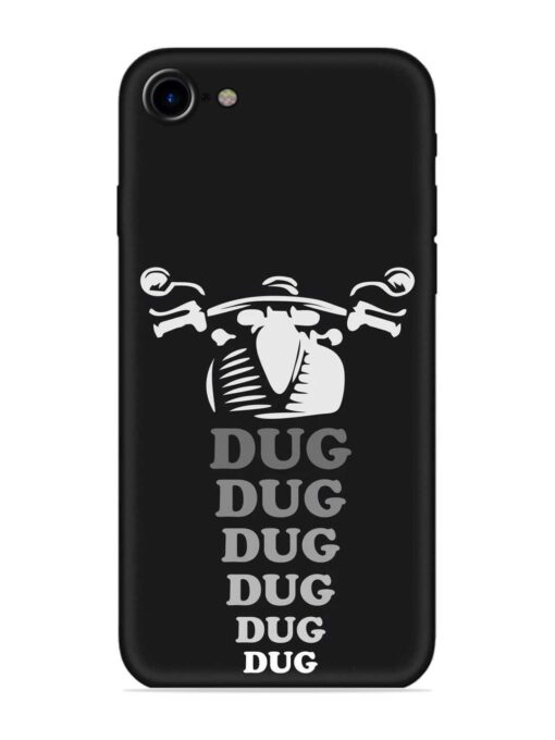 Dug Dug Dug Embossed Soft Silicone Case for Apple Iphone 7 Zapvi