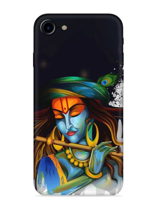 Krishna Art Embossed Soft Silicone Case for Apple Iphone 7