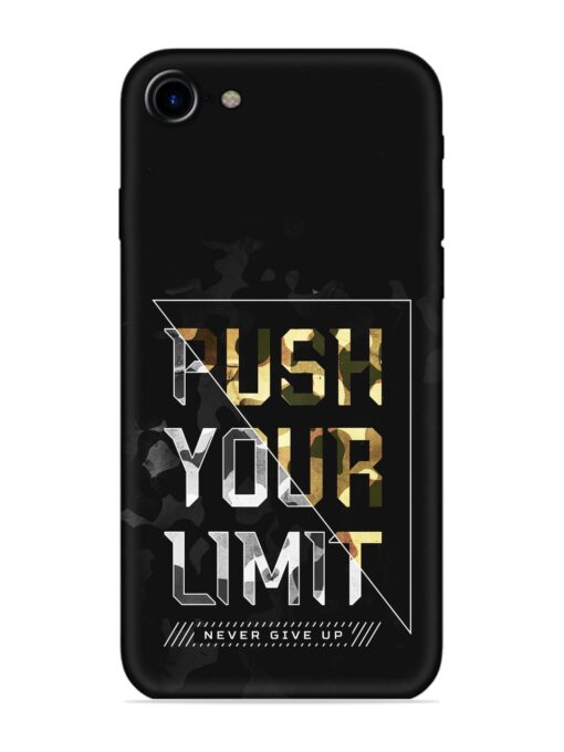 Push Your Limits Embossed Soft Silicone Case for Apple Iphone 7 Zapvi