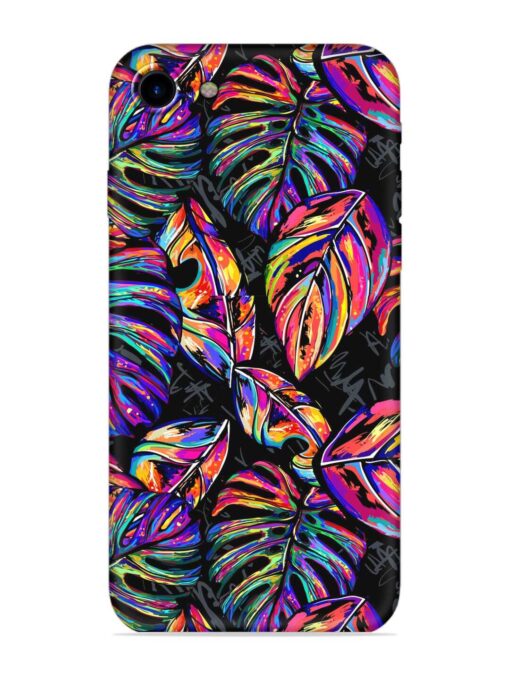 Tropical Seamless Vector Embossed Soft Silicone Case for Apple Iphone 7