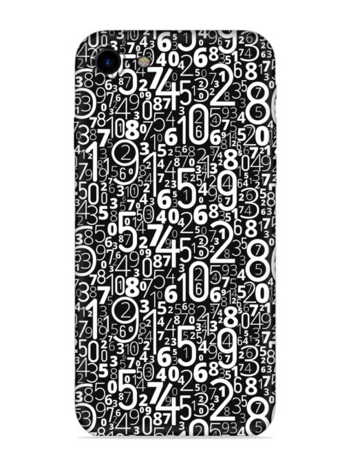 Many Numbers Different Embossed Soft Silicone Case for Apple Iphone 7 Zapvi