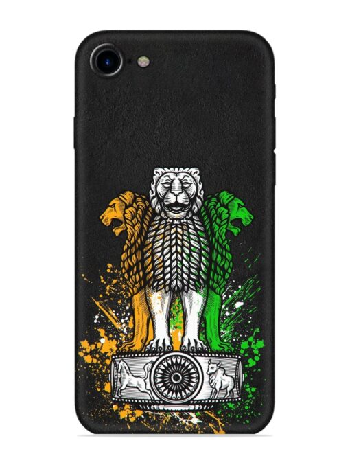 Pillars Of Ashoka Embossed Soft Silicone Case for Apple Iphone 7 Zapvi