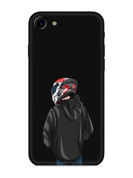 Motorcycle Rider Embossed Soft Silicone Case for Apple Iphone 7