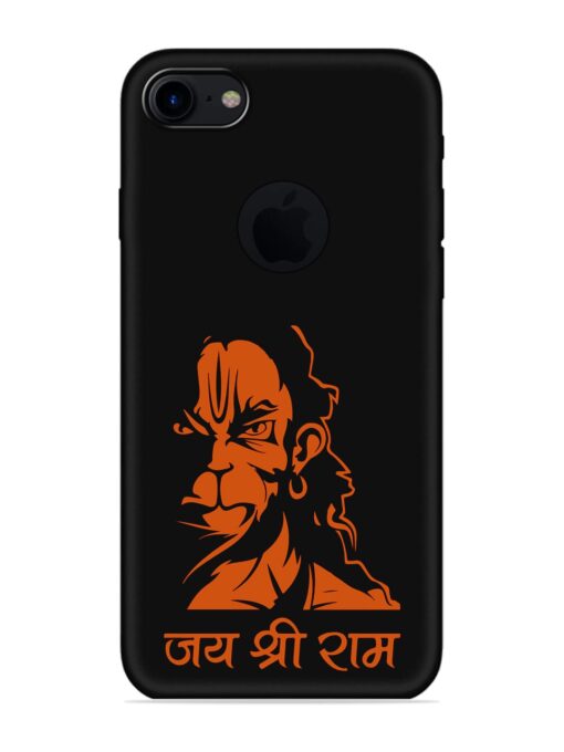 Angry Hanuman Embossed Soft Silicone Case for Apple Iphone 7 (Logo Cut) Zapvi