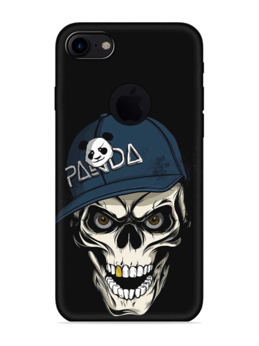 Panda Skull Embossed Soft Silicone Case for Apple Iphone 7 (Logo Cut)