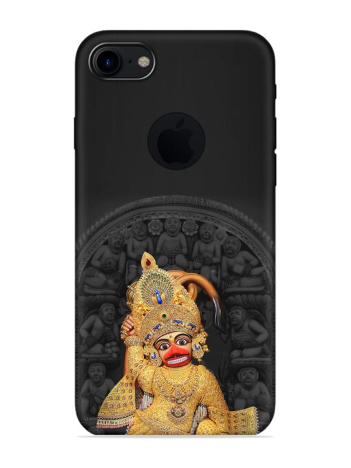 Indian Gold Hanuman Embossed Soft Silicone Case for Apple Iphone 7 (Logo Cut) Zapvi