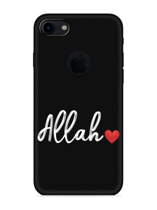 Allah Embossed Soft Silicone Case for Apple Iphone 7 (Logo Cut)