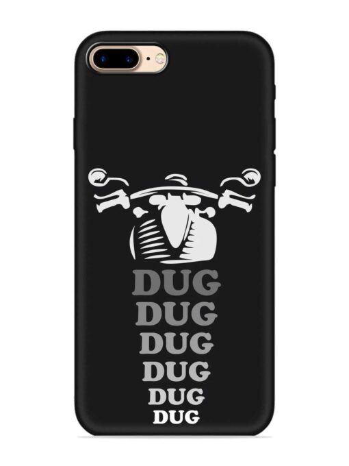 Dug Dug Dug Embossed Soft Silicone Case for Apple Iphone 7 Plus Zapvi