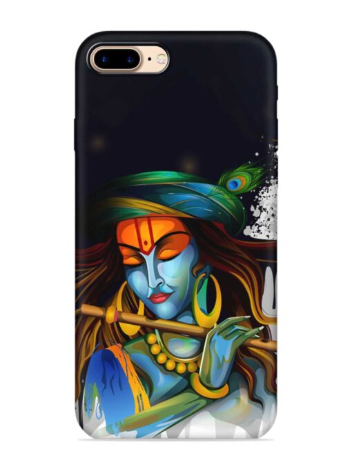 Krishna Art Embossed Soft Silicone Case for Apple Iphone 7 Plus