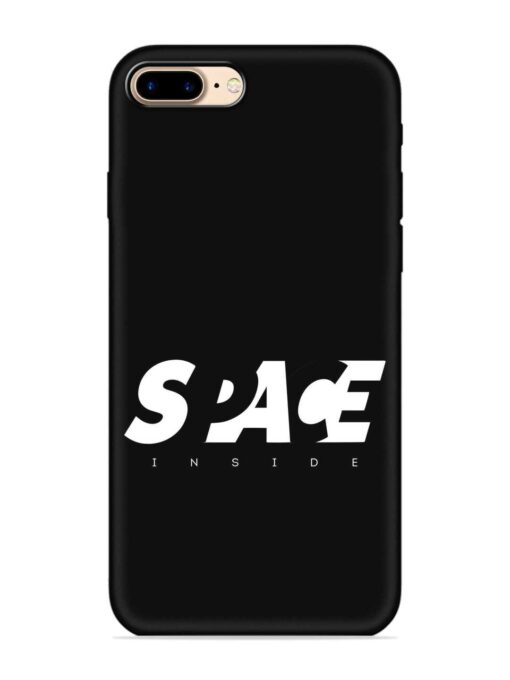 Space Typography Art Embossed Soft Silicone Case for Apple Iphone 7 Plus Zapvi