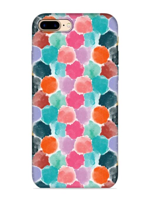 Colorful Seamless Pattern Embossed Soft Silicone Case for Apple Iphone 7 Plus Zapvi