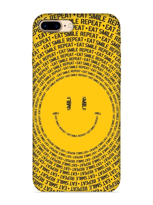 Smiley Embossed Soft Silicone Case for Apple Iphone 7 Plus Zapvi