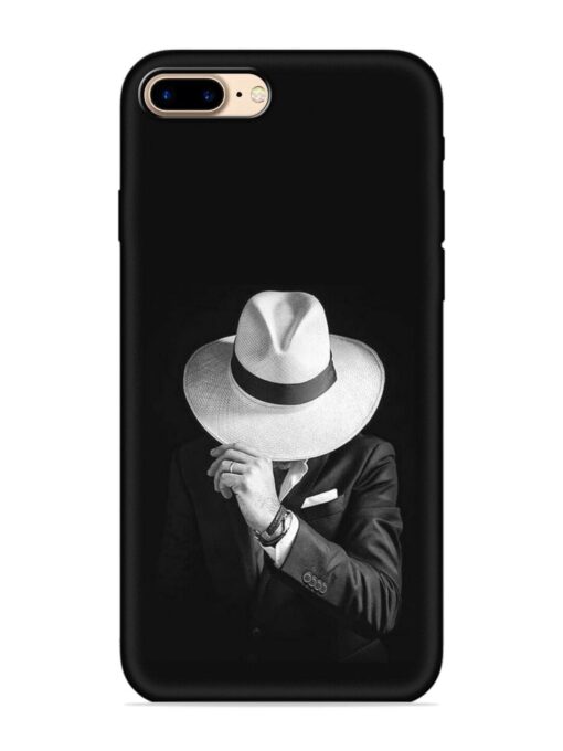 Men Under Hat Embossed Soft Silicone Case for Apple Iphone 7 Plus Zapvi