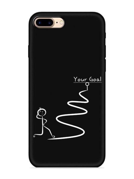 Your Goal Embossed Soft Silicone Case for Apple Iphone 7 Plus Zapvi