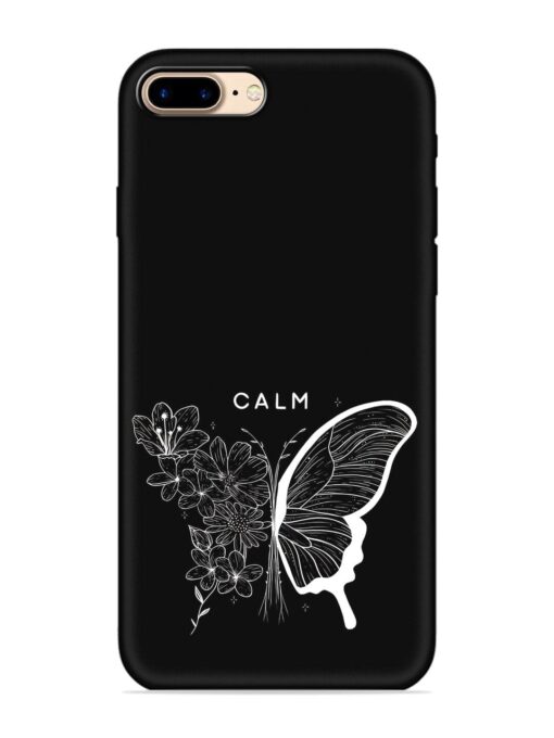 Calm Embossed Soft Silicone Case for Apple Iphone 7 Plus Zapvi