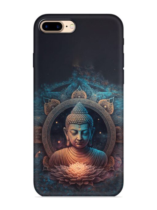 Gautam Buddha Embossed Soft Silicone Case for Apple Iphone 7 Plus Zapvi