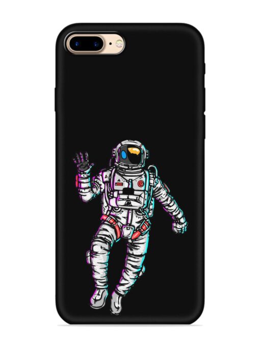 Spaceman Embossed Soft Silicone Case for Apple Iphone 7 Plus Zapvi