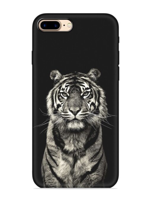 Tiger Art Embossed Soft Silicone Case for Apple Iphone 7 Plus