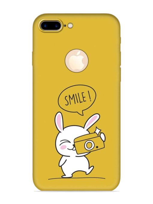 Hey Smile Please Embossed Soft Silicone Case for Apple Iphone 7 Plus (Logo Cut)