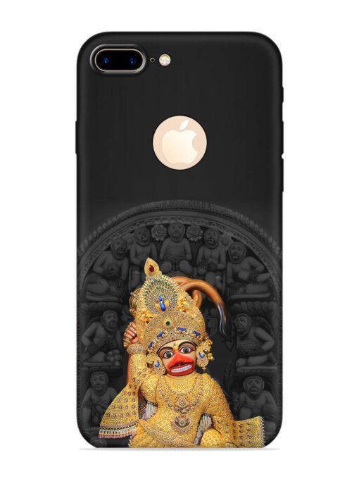 Indian Gold Hanuman Embossed Soft Silicone Case for Apple Iphone 7 Plus (Logo Cut) Zapvi