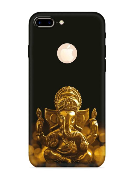 Lord Ganesha Indian Festival Embossed Soft Silicone Case for Apple Iphone 7 Plus (Logo Cut)