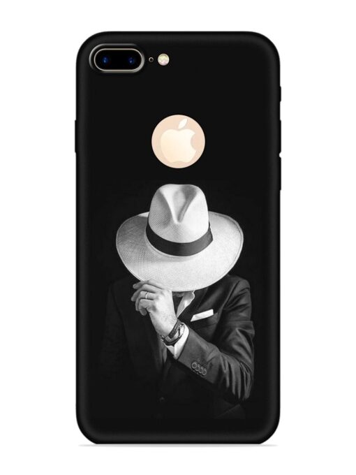 Men Under Hat Embossed Soft Silicone Case for Apple Iphone 7 Plus (Logo Cut) Zapvi