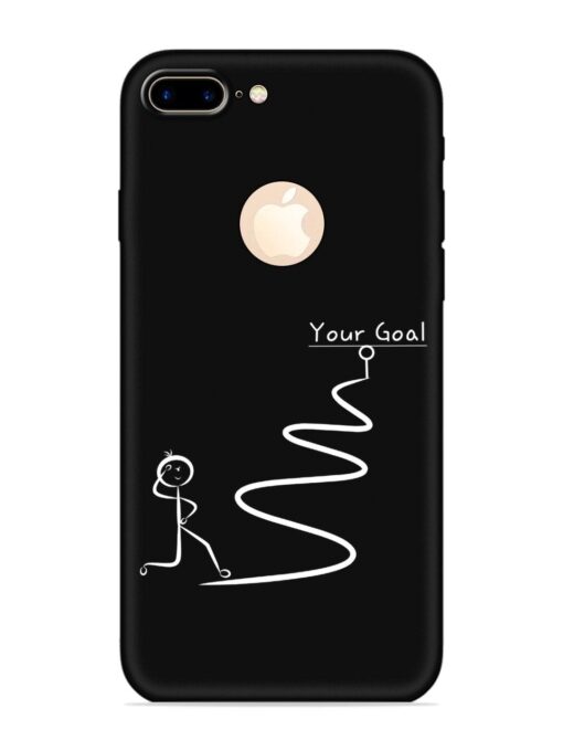 Your Goal Embossed Soft Silicone Case for Apple Iphone 7 Plus (Logo Cut)