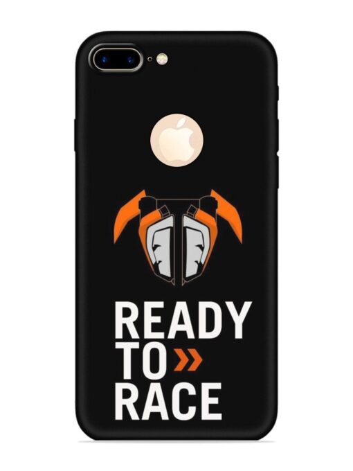 Ready To Race Embossed Soft Silicone Case for Apple Iphone 7 Plus (Logo Cut)