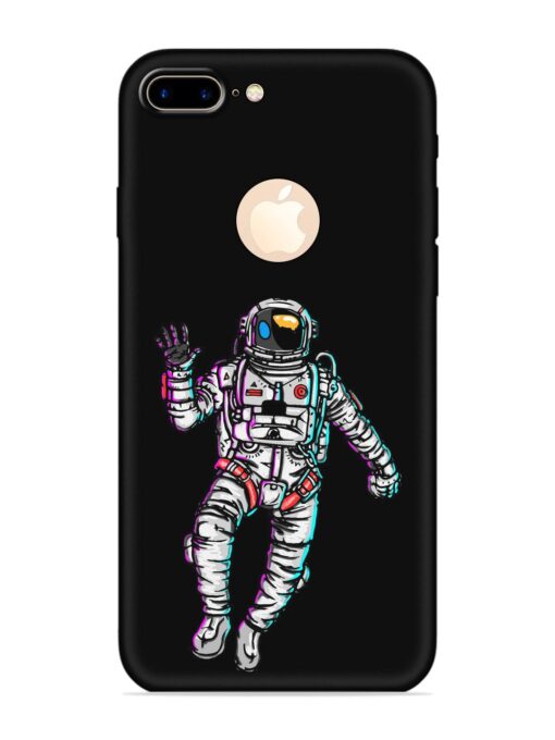 Spaceman Embossed Soft Silicone Case for Apple Iphone 7 Plus (Logo Cut)