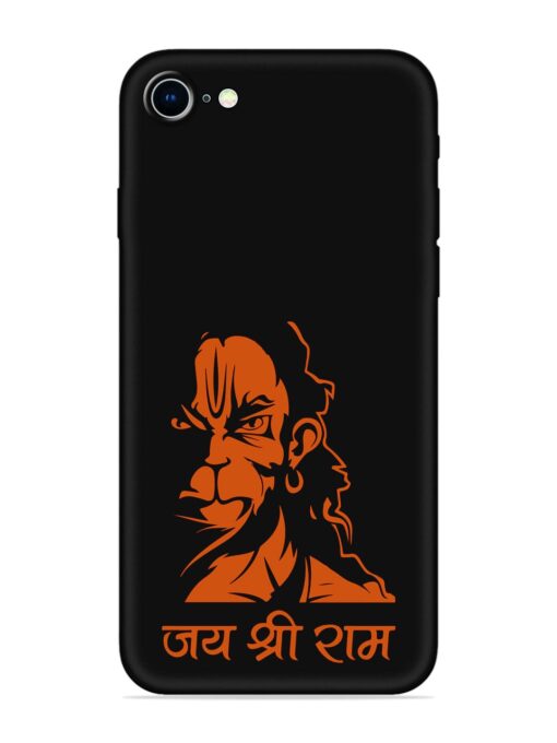 Angry Hanuman Embossed Soft Silicone Case for Apple Iphone 8