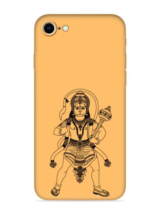 Indian God Hanuman Embossed Soft Silicone Case for Apple Iphone 8 Zapvi