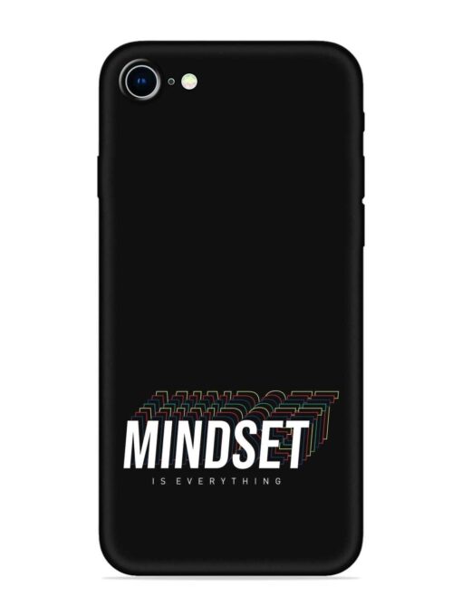 Mindset Everything Slogan Embossed Soft Silicone Case for Apple Iphone 8 Zapvi