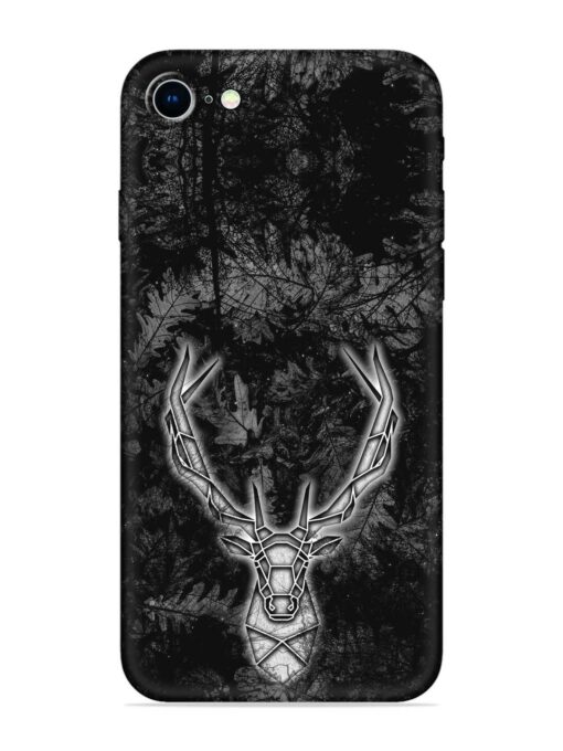 Ancient Deer Embossed Soft Silicone Case for Apple Iphone 8 Zapvi