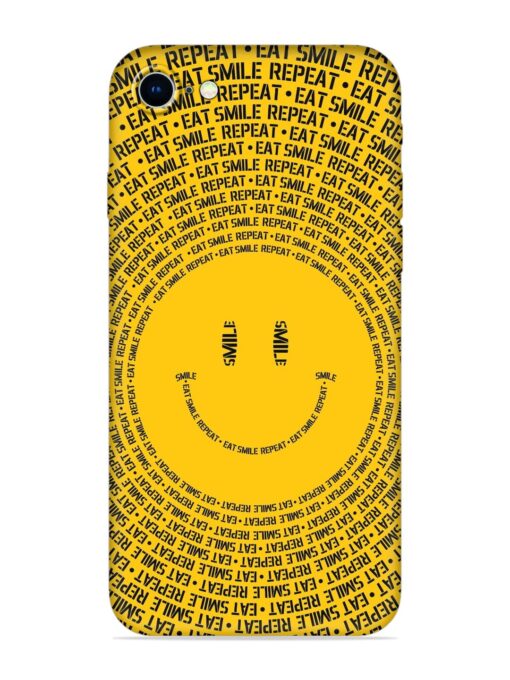 Smiley Embossed Soft Silicone Case for Apple Iphone 8