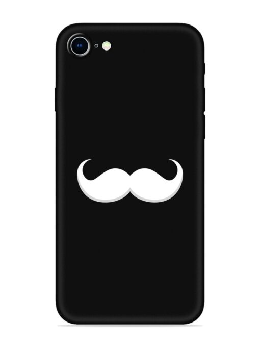 Mustache Vector Embossed Soft Silicone Case for Apple Iphone 8 Zapvi