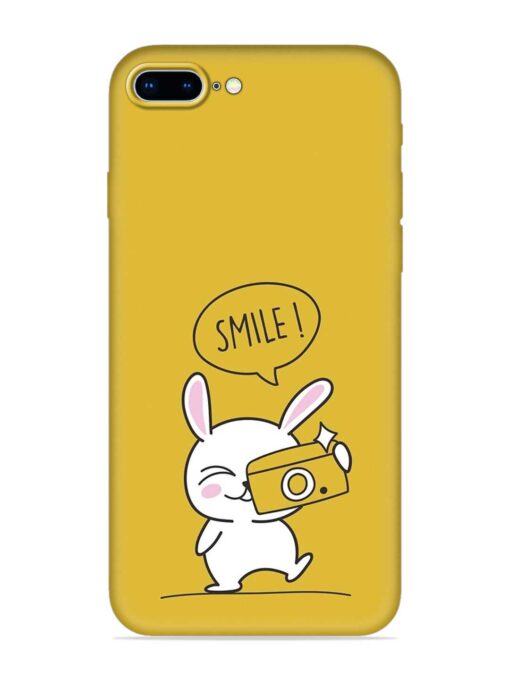 Hey Smile Please Embossed Soft Silicone Case for Apple Iphone 8 Plus