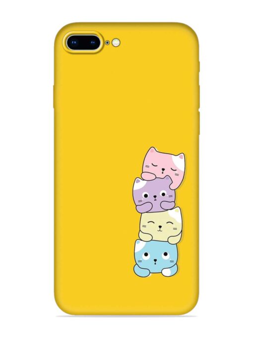 Cartoon Anime Embossed Soft Silicone Case for Apple Iphone 8 Plus