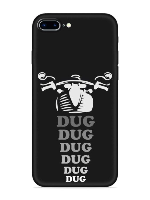 Dug Dug Dug Embossed Soft Silicone Case for Apple Iphone 8 Plus Zapvi