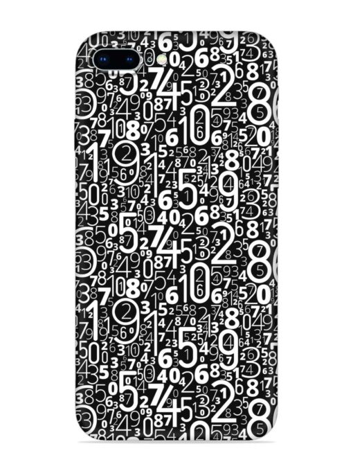 Many Numbers Different Embossed Soft Silicone Case for Apple Iphone 8 Plus Zapvi