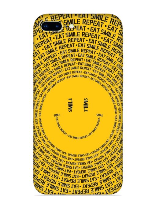 Smiley Embossed Soft Silicone Case for Apple Iphone 8 Plus Zapvi