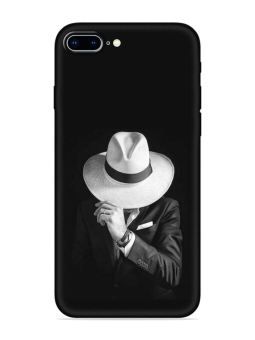 Men Under Hat Embossed Soft Silicone Case for Apple Iphone 8 Plus Zapvi