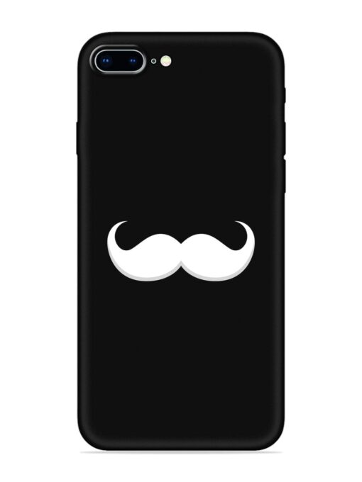 Mustache Vector Embossed Soft Silicone Case for Apple Iphone 8 Plus