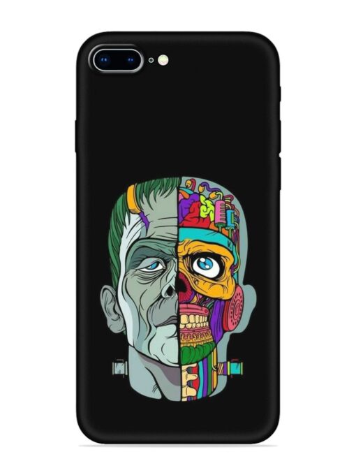 Men Vs Skull Embossed Soft Silicone Case for Apple Iphone 8 Plus Zapvi