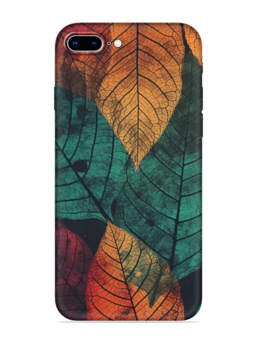 Leaves Artwork Embossed Soft Silicone Case for Apple Iphone 8 Plus Zapvi