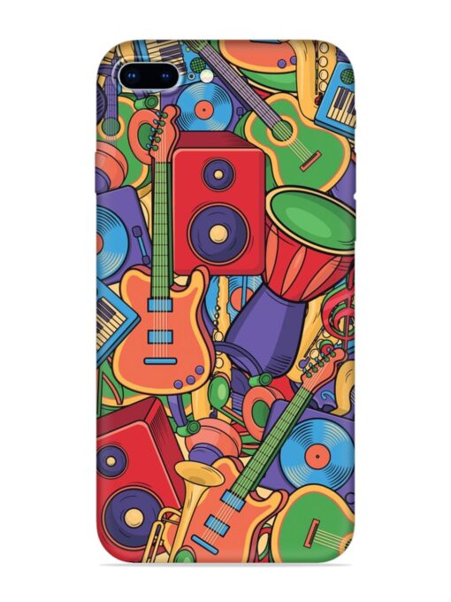 Colorful Music Art Embossed Soft Silicone Case for Apple Iphone 8 Plus Zapvi