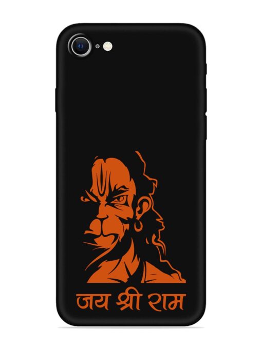 Angry Hanuman Embossed Soft Silicone Case for Apple Iphone Se (2020)