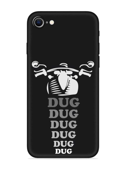 Dug Dug Dug Embossed Soft Silicone Case for Apple Iphone Se (2020) Zapvi