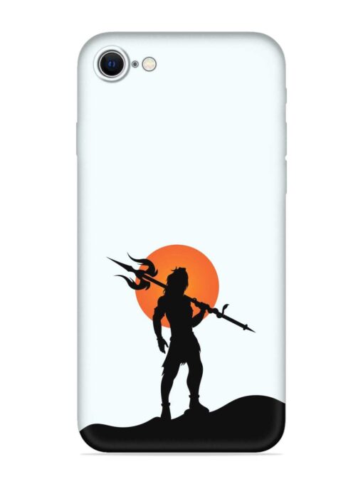 Lord Mahadev Trendy Embossed Soft Silicone Case for Apple Iphone Se (2020) Zapvi