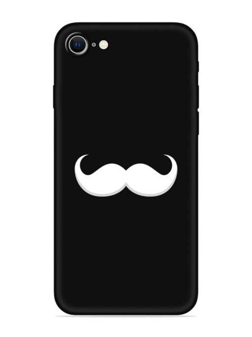 Mustache Vector Embossed Soft Silicone Case for Apple Iphone Se (2020) Zapvi