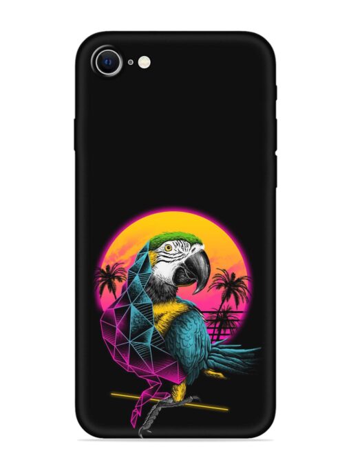 Rad Parrot Embossed Soft Silicone Case for Apple Iphone Se (2020) Zapvi